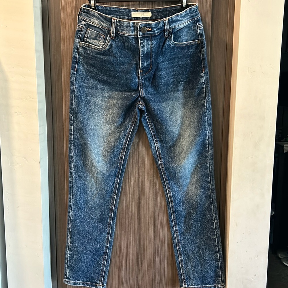 Junior boys distressed denim jeans size 14